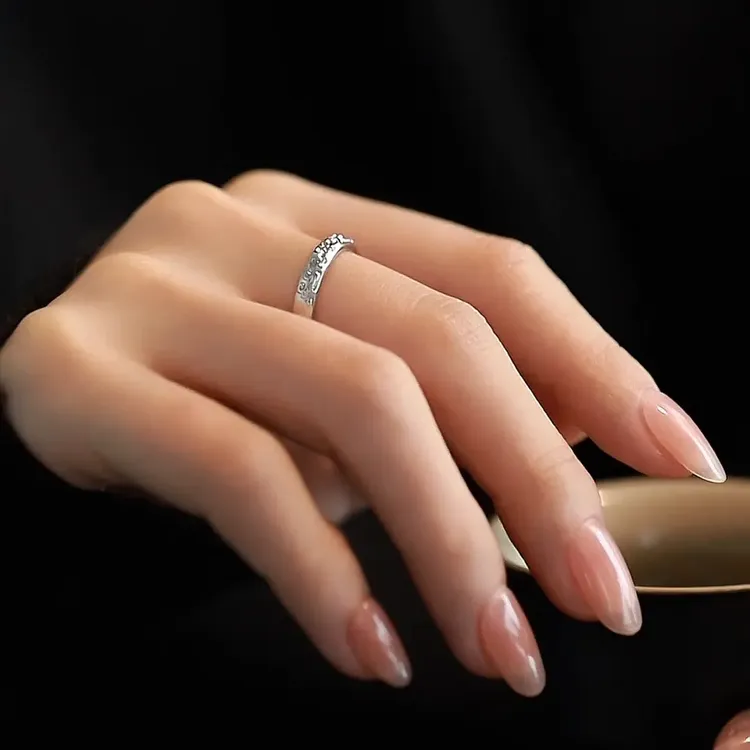 925银戒指 师傅推荐【寓意聚贝才】2025新款轻奢貔貅指环情侣礼物商品图