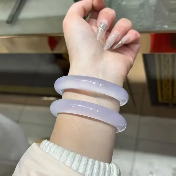 天然玛瑙紫罗兰正圈梦幻紫适合送女友