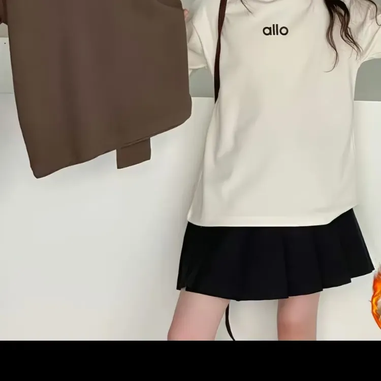 秋冬一体加绒打底保暖上衣