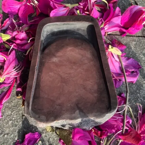 肇庆北岭山一片红老宋坑砚台