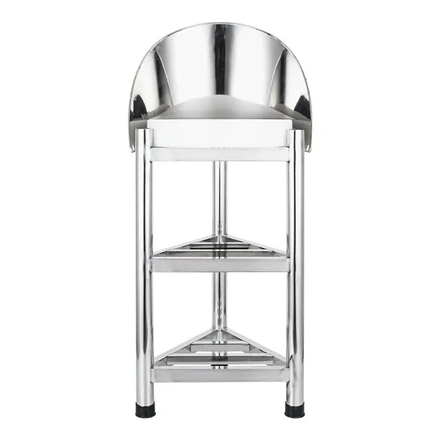 加厚不锈钢砧板架落地三角架菜板架商用厨房砍骨剁肉落地菜墩架臻