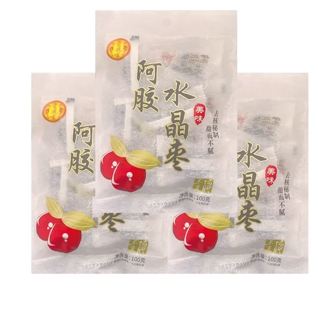 山东东阿县阿胶水晶枣金丝枣即食独立包装 东阿发货