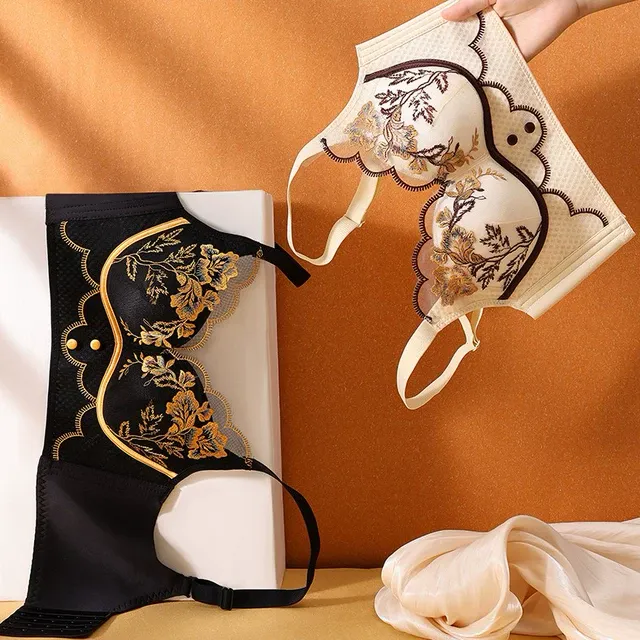 梦玫思【2件装】内衣女无钢圈上托聚拢防下垂调整型文胸小胸无钢