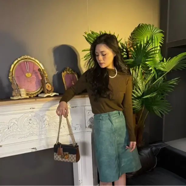 纯色常规款长袖极简风休闲高腰ins网红