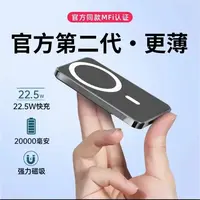 磁吸无线充magsafe外接电池苹果20000毫安大容量超薄快充充电宝