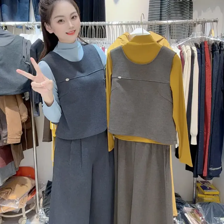 2565小个子秋冬高级感休闲三件套装