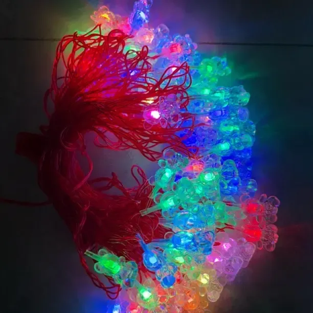 LED小彩灯闪灯串灯满天星七彩家用节日装饰灯布置房间氛围灯