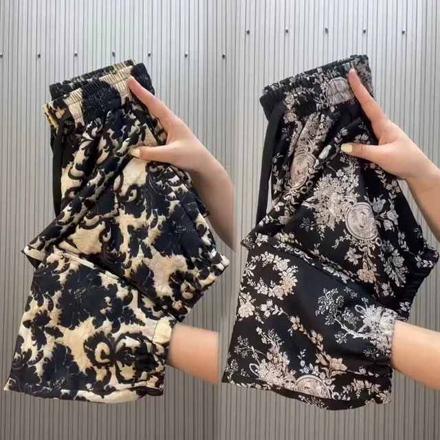 冰丝九分哈伦裤女夏季薄款高腰显瘦束脚运动裤时尚显瘦速干休闲裤