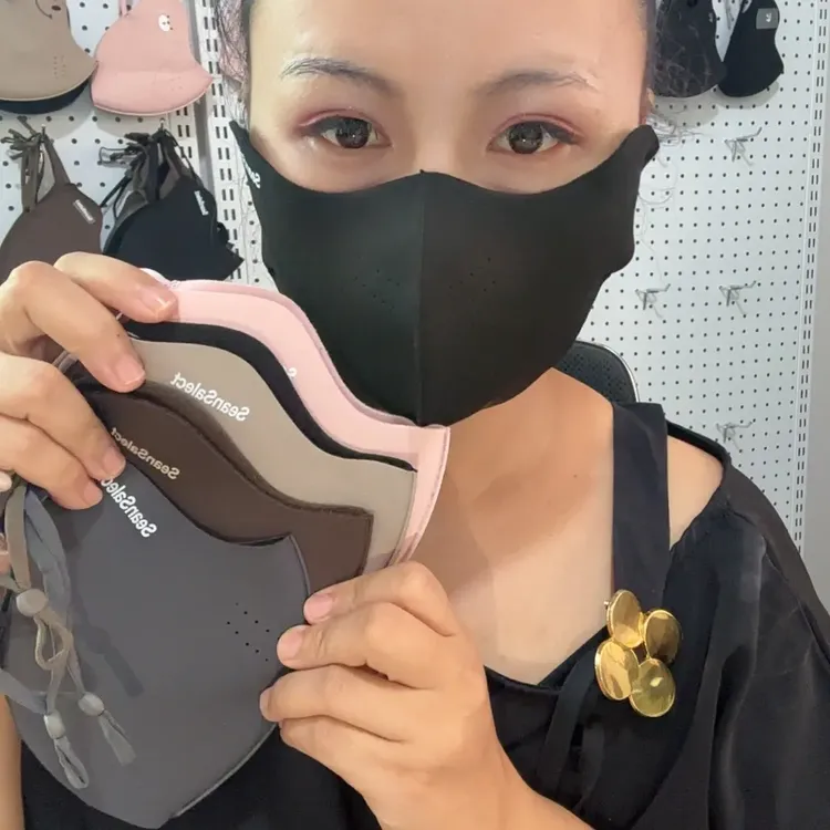 秋冬加绒保暖防风防雾户外骑行立体透气口罩面罩