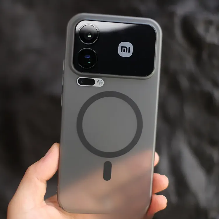 适用小米17ProMax手机壳冰雾肤感磁吸超薄防摔个性小米15保护壳