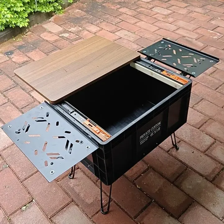 户外露营加厚防水便携带轮多功能折叠旅行周转箱可当茶桌