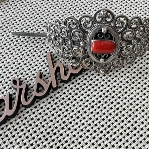 民族风手工镶钻发卡时尚百搭日常发夹