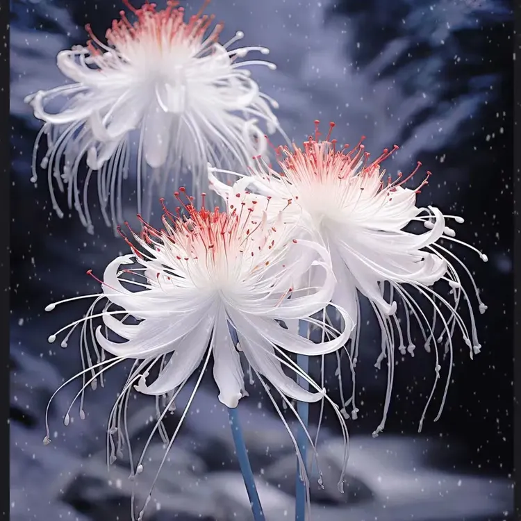 稀有新品【白雾】曼珠沙华花种球根苗耐寒耐热浓香四季水土培庭院绿