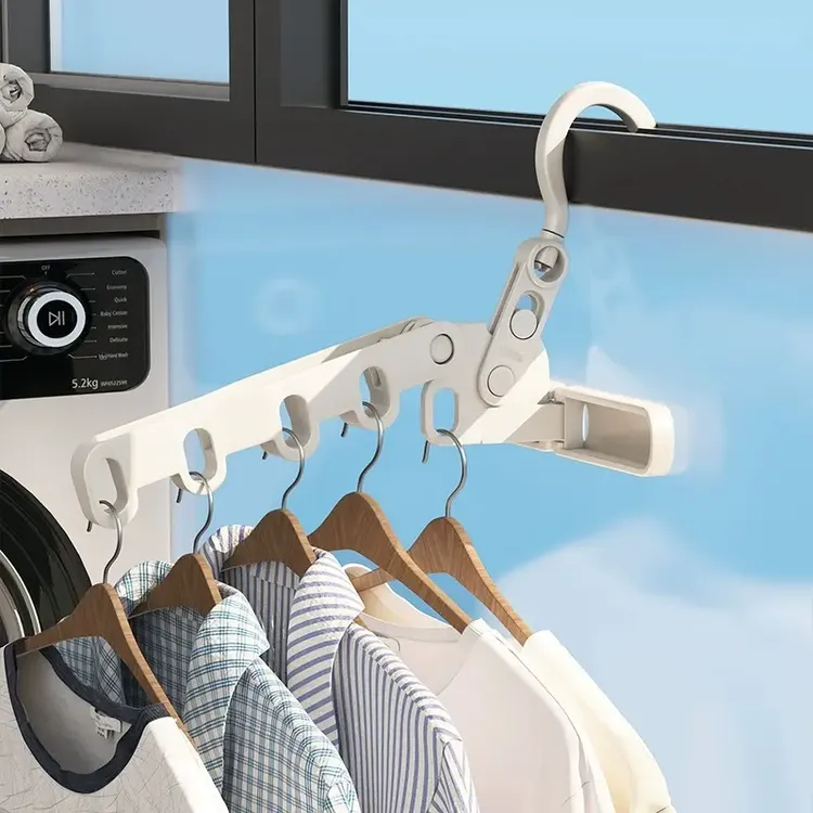 抢！5孔折叠衣架旅行出差酒店便携衣架宿舍家用晾衣神器