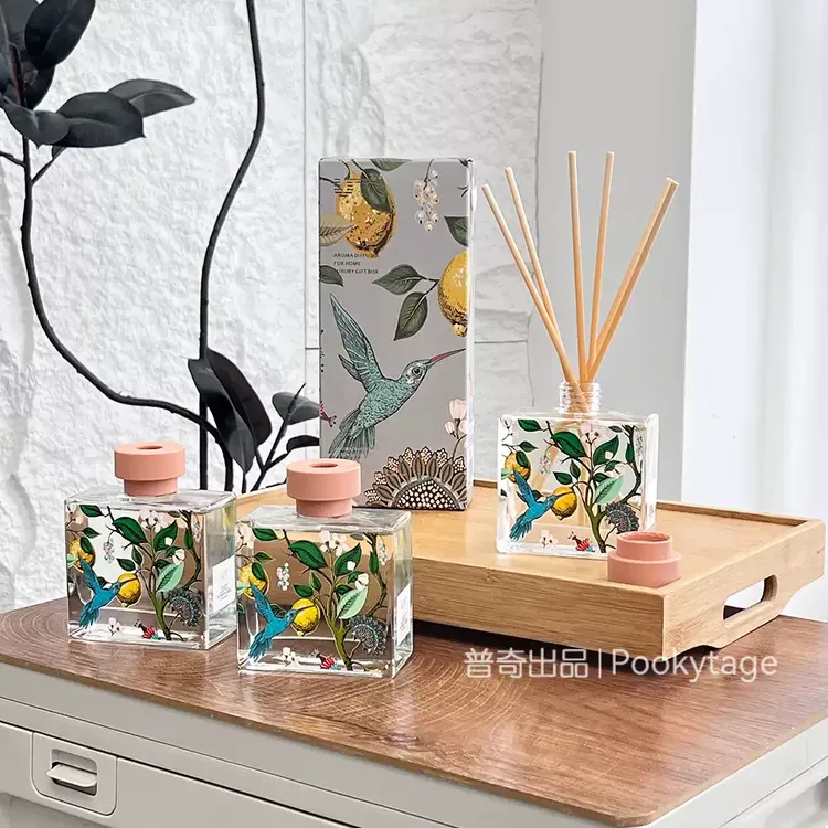 氛围感拉满！中国风鸟语花香系列酒店香薰房间卫生间家用无火香氛