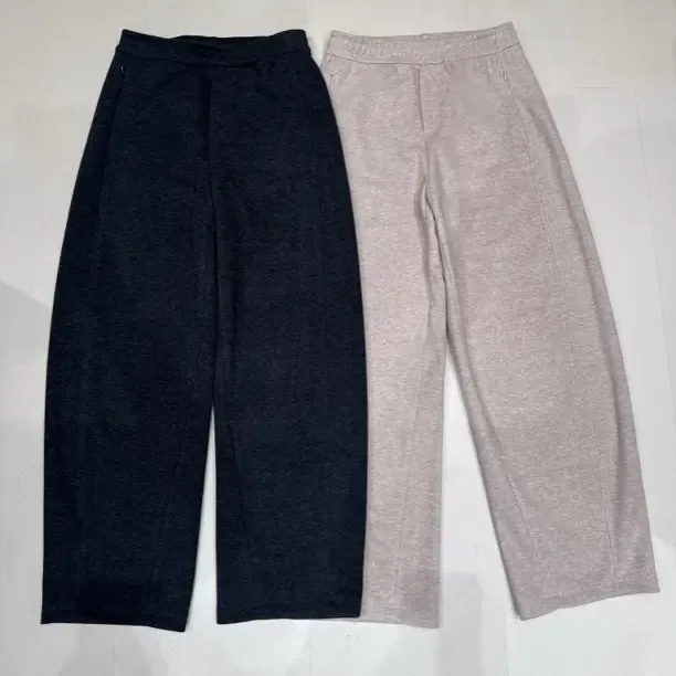 秋冬 三色 遮肉显瘦 松紧腰 质感弯刀裤休闲裤女