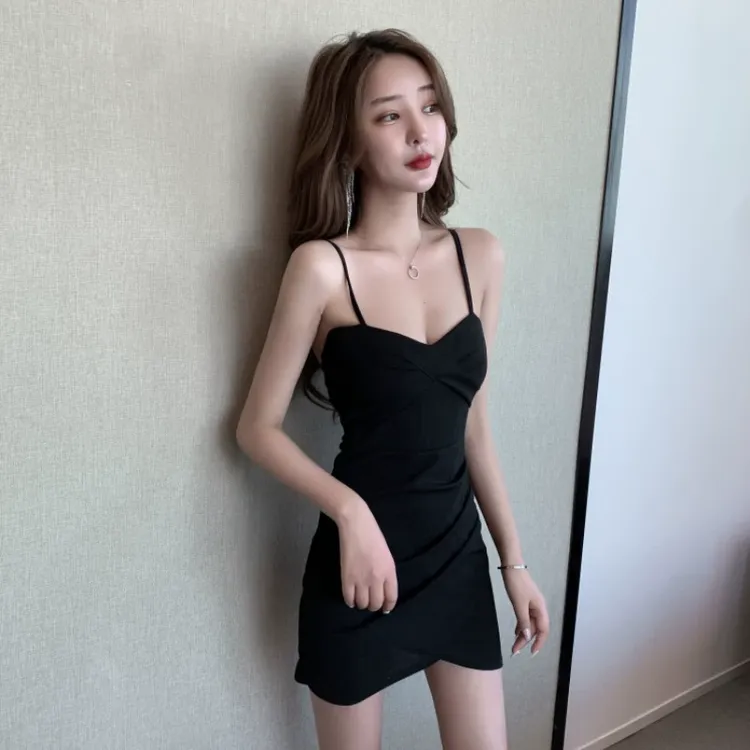 夜场工作服时尚修身显瘦吊带气质性感连衣裙包臀短裙夜总会小个子