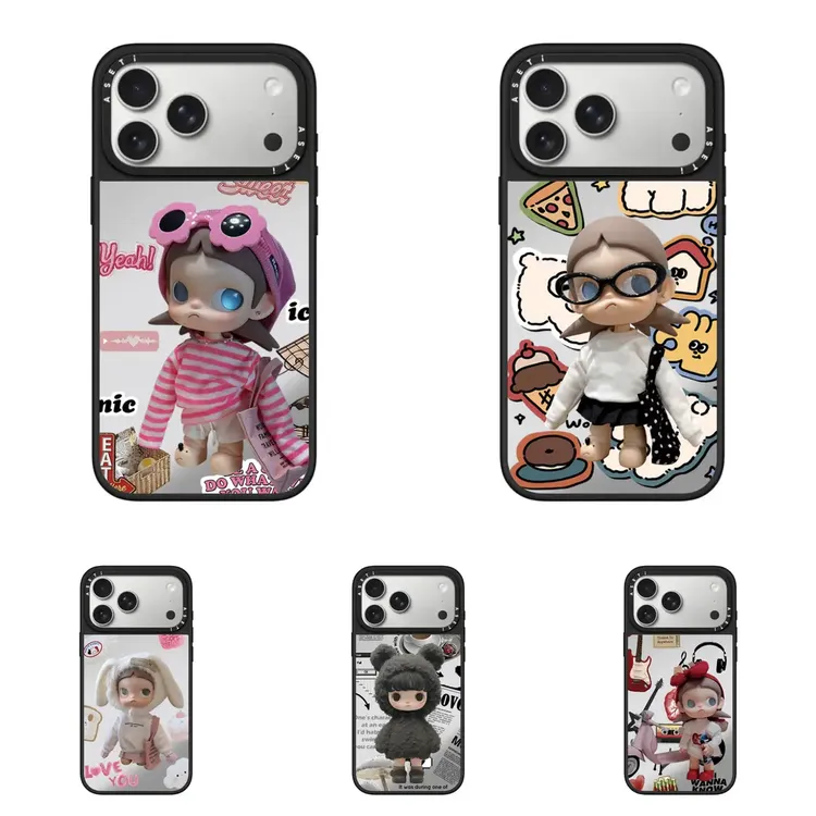 【高版磨砂黑边】Case联名嘎子姐系列iPhone16/17promax手机壳防摔