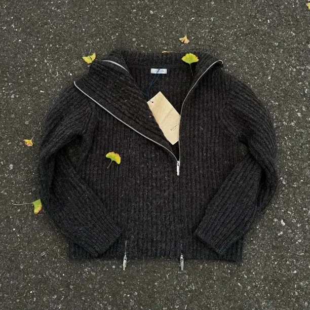 Iridescent ROCsss 2025AW 结构主义针织双拉链开衫毛衣