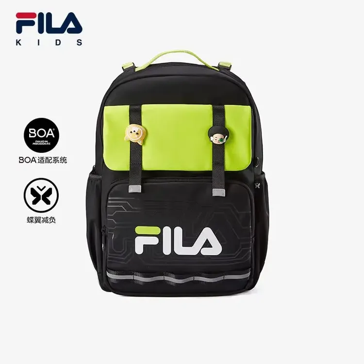 【蝶翼背包】FILA斐乐儿童新款男女减负减压双肩书包K18B521107F