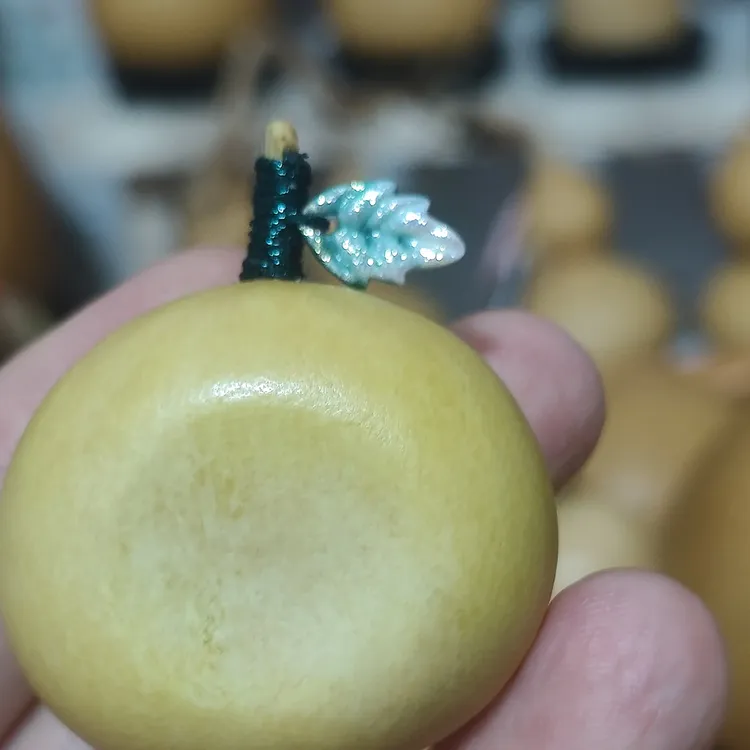 天然小葫芦扁手把件可盘玩超可爱 葫芦高约3.5cm