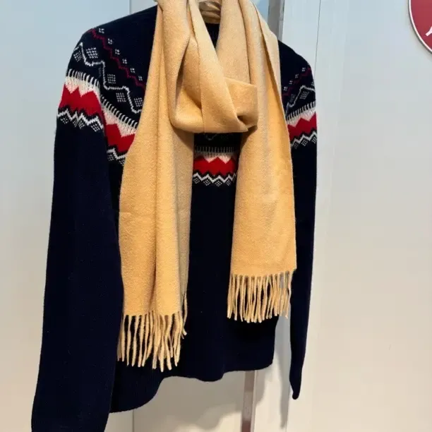 100%纯羊绒围巾冬季保暖锁温柔软亲肤不扎肤」男女通用加厚御寒