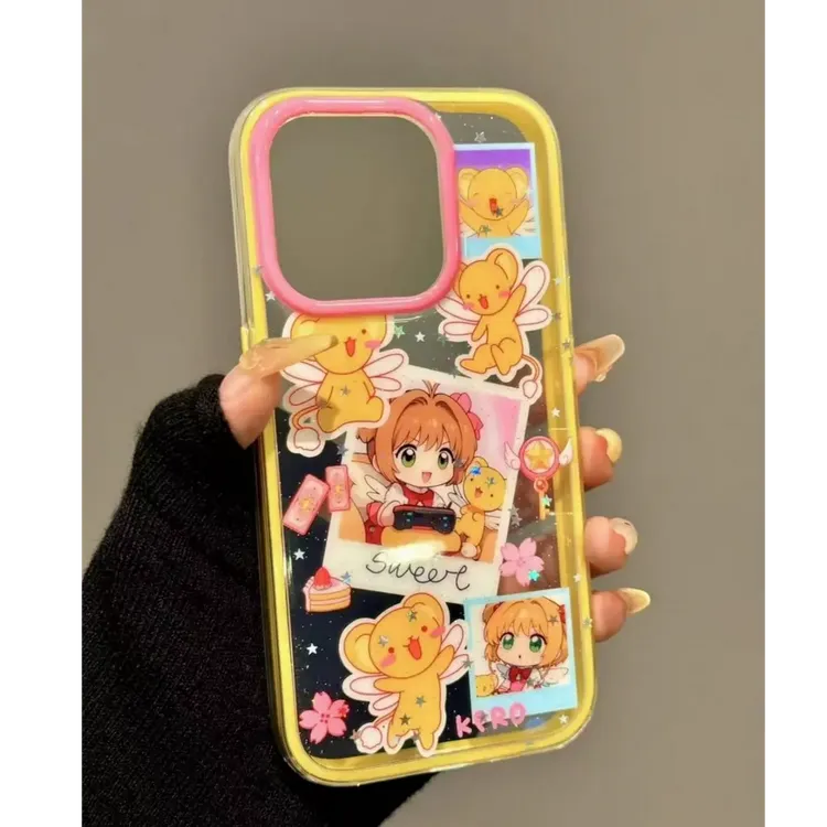 适用百变小樱苹果16promax手机壳iPhone15pro新款14/13/12/11可爱