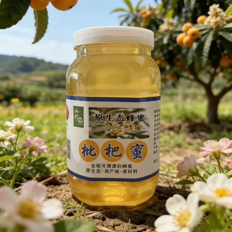 苏州东山白玉枇杷蜜 纯天然成熟蜜 老济南知名养蜂人自产自销2斤