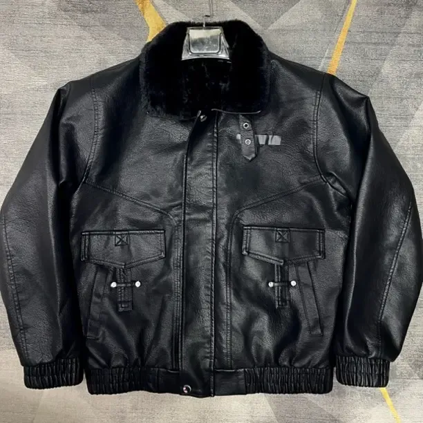 短款休闲男加绒加厚保暖立翻领机车服韩版痞帅百搭皮衣外套冬季