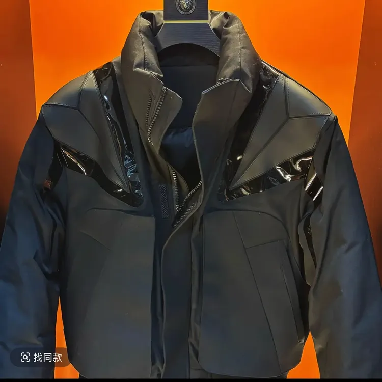 欧货冬季棉服男士立领拉链外套保暖时尚休闲机能风潮流