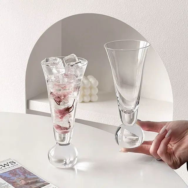 小众创意设计星球果汁杯高颜值轻奢鸡尾酒杯冷饮杯香槟杯玻璃杯子