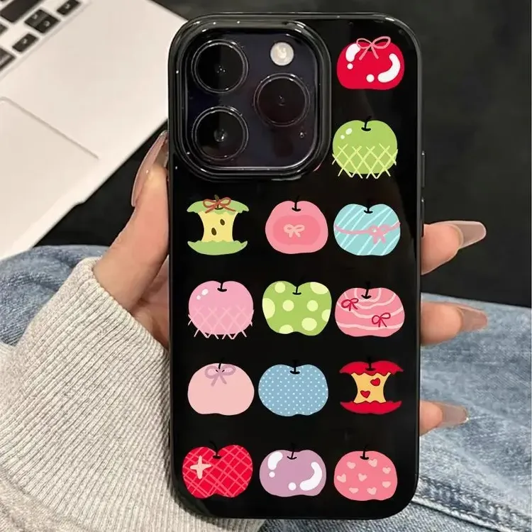 彩色包装苹果适用iPhone16果冻15手机壳14苹果13/12硅胶全包x/xs
