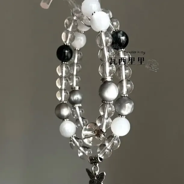 合金手链 刘耀文同款新中式冰裂串珠手链爆款ins风男女通用（送物