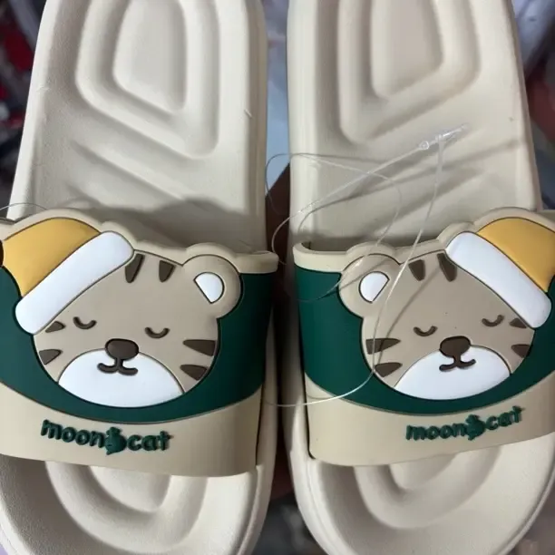 亲子凉拖鞋夏可爱老虎室内防滑男女大童母女