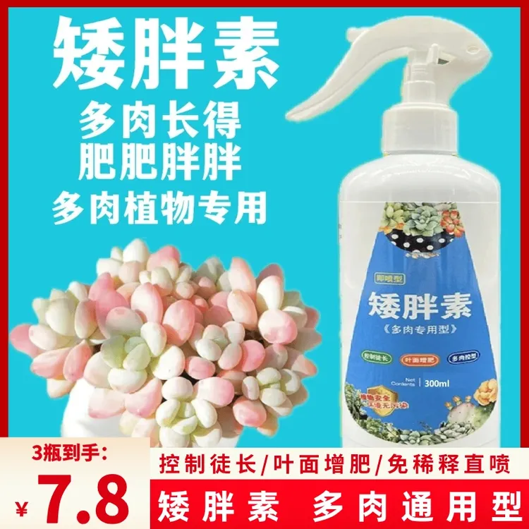 【7·8/3瓶】矮胖素适用专用多肉植物营养液绿植营养液夏季喷洒