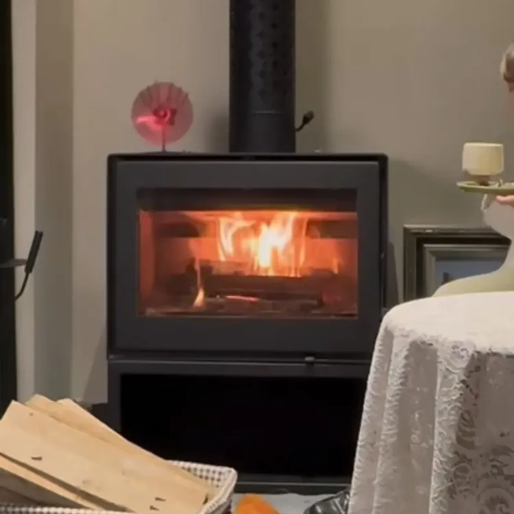 格调款非全屏90型真火壁炉悬浮火焰观火好超大款