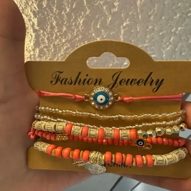 合金布艺手链 锌合金手链 海外款多层手链