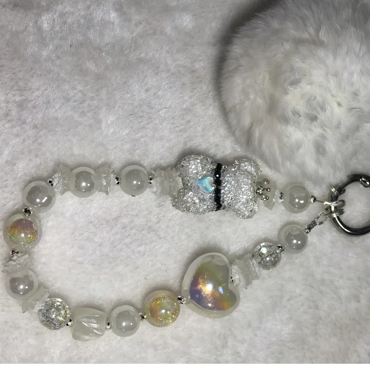 默认风格。毛球，手机挂链，冰糖小熊遇上毛球，19块9两条