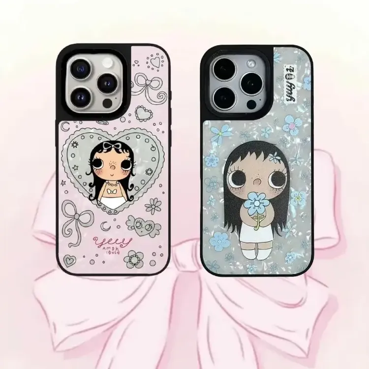 CASE赵露思同款粉兔镜面适用iPhone1615pm手机壳14个性13防摔