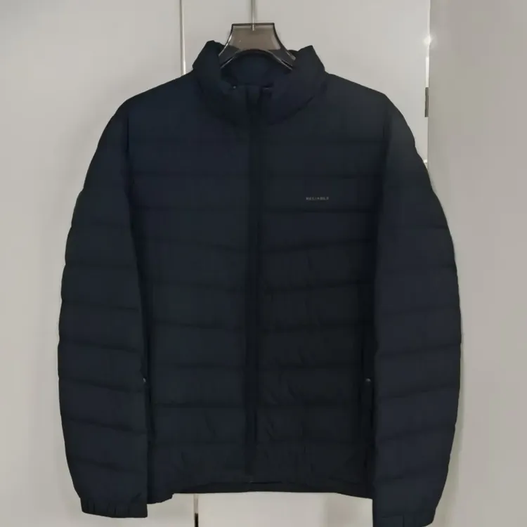 海秋冬男士立领轻薄纯色羽绒服31