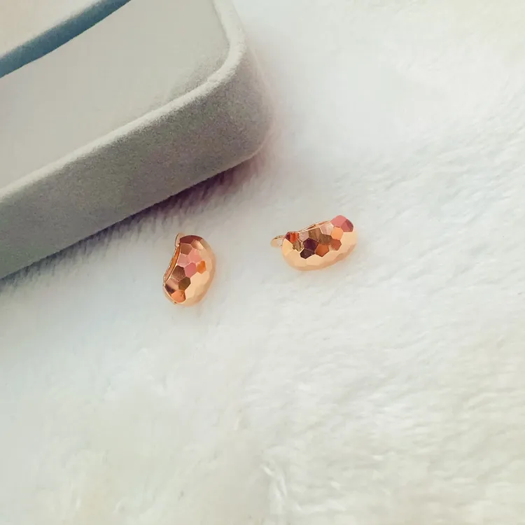 铜合金耳饰 parilar新款玫瑰金色双十二福利款方形耳扣精美款936