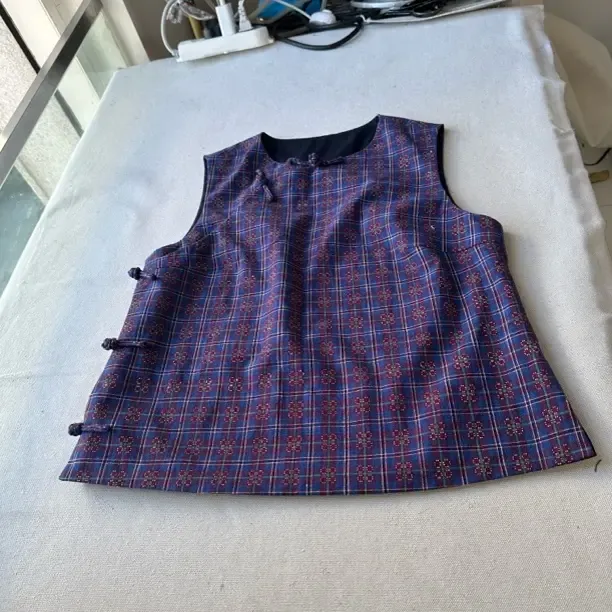 新中式国风马甲、手工制作、可定制