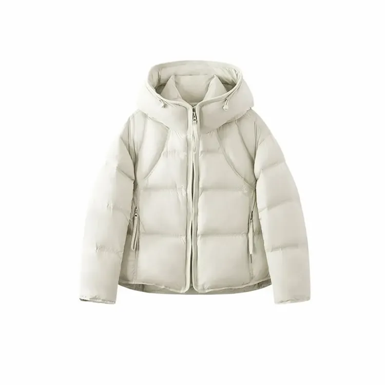 冬季新款云感面料连帽加厚轻盈版羽绒服25021.