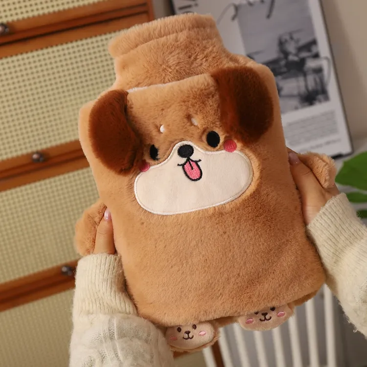 热水袋注水可插手暖水袋2026新款女生专用敷肚子毛绒暖手被窝神器