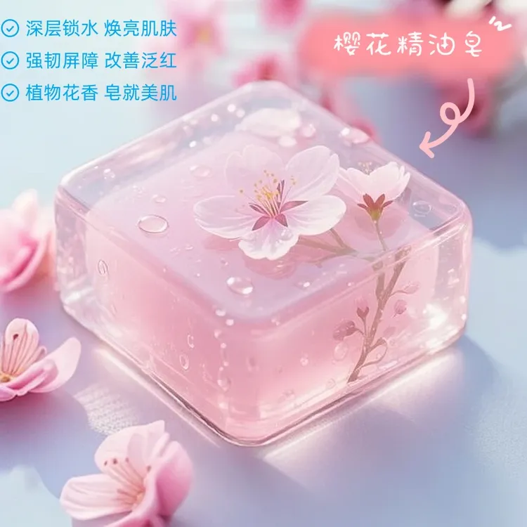 【洗完清爽舒适】樱花精油皂能洗全身洗澡植物萃取成分天然滋润保湿