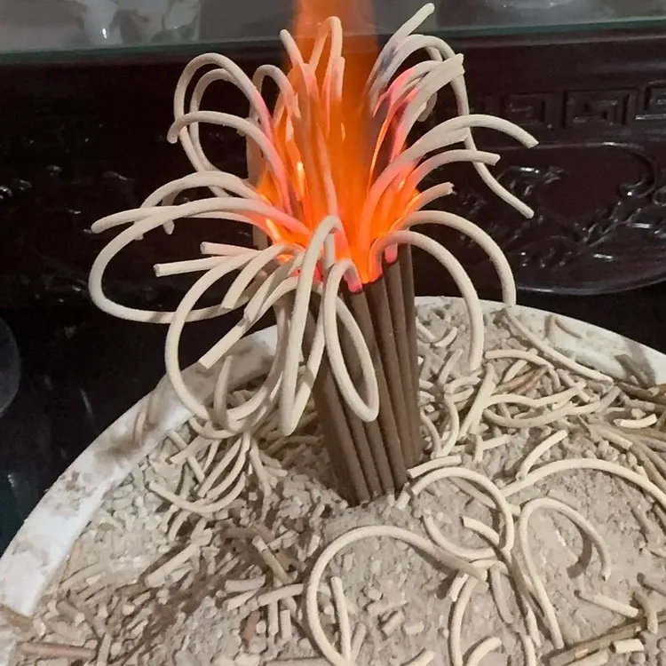 天然油柏莲花香大火焰可整把点燃香味自然不呛人香薰