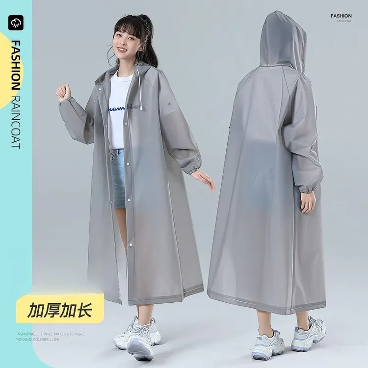 一次性雨衣长款全身加厚成人女款户外雨服可压缩便携加厚雨披男女