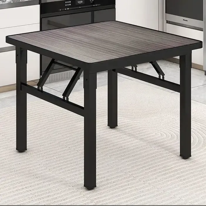 1米×1米方桌折叠吃饭桌家用餐桌地桌摆摊桌简易方桌出租屋办公桌