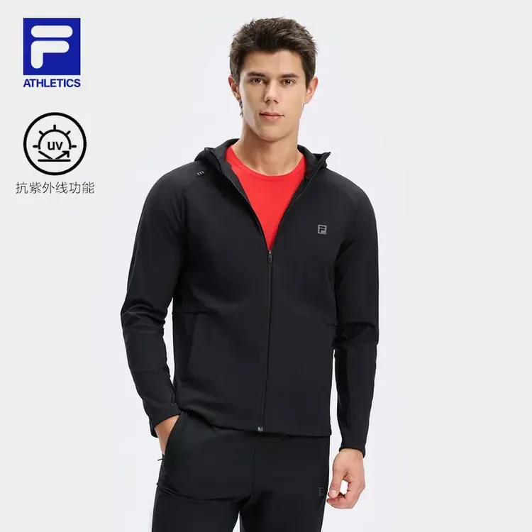 Fila/斐乐新品上新男士【百搭休闲】舒适运动连帽外套A51M521503A