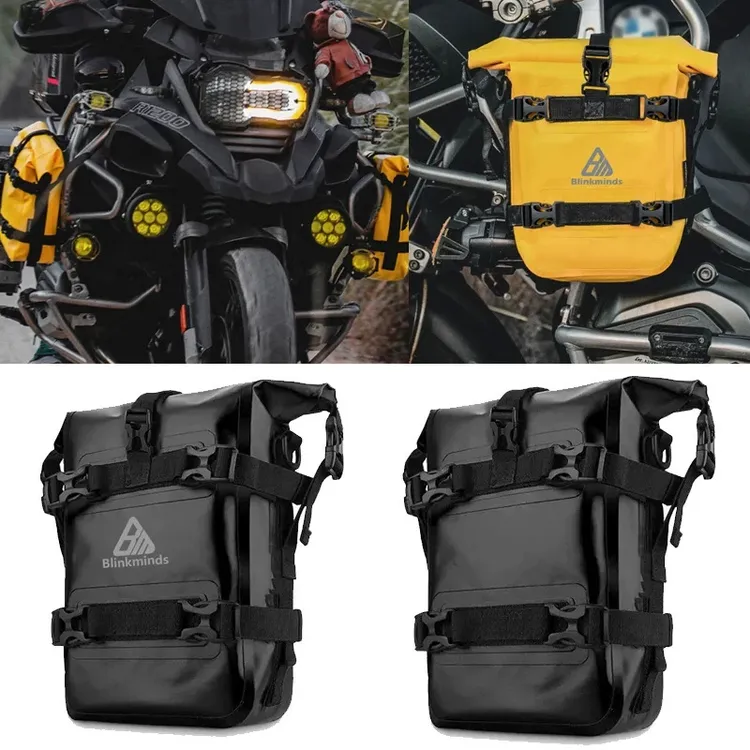 摩托车骑行护杠包保险杠边包大容量摩旅防水边包防水快拆侧边挂包